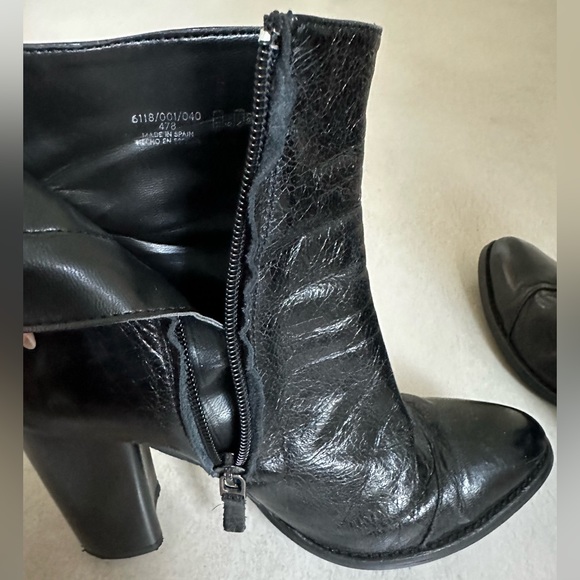 Zara Leather Ankle Boots - Picture 5 of 13